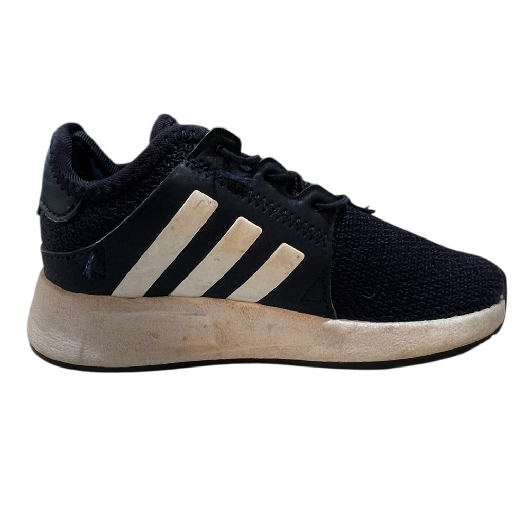 Adidas Kids Blue and White No Tie Sneakers 8K - Picture 3 of 7